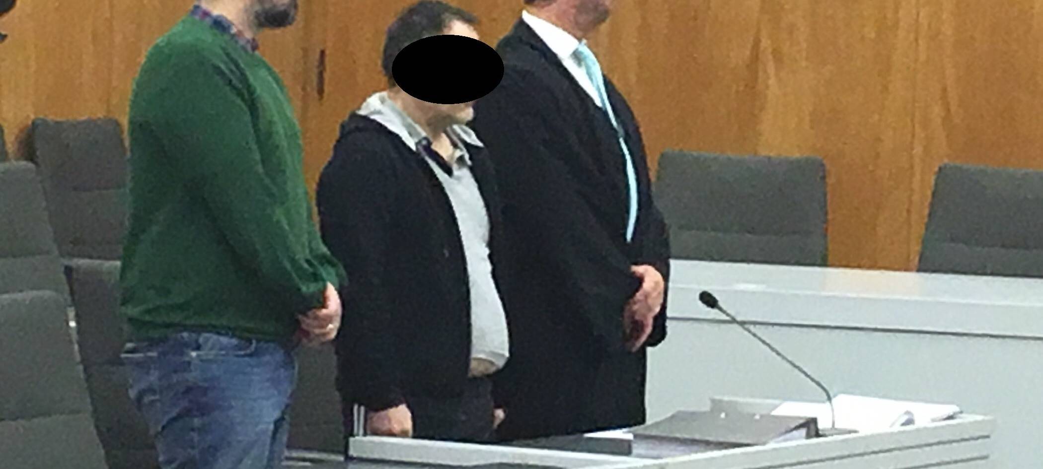 Ein Bild des Angeklagten.