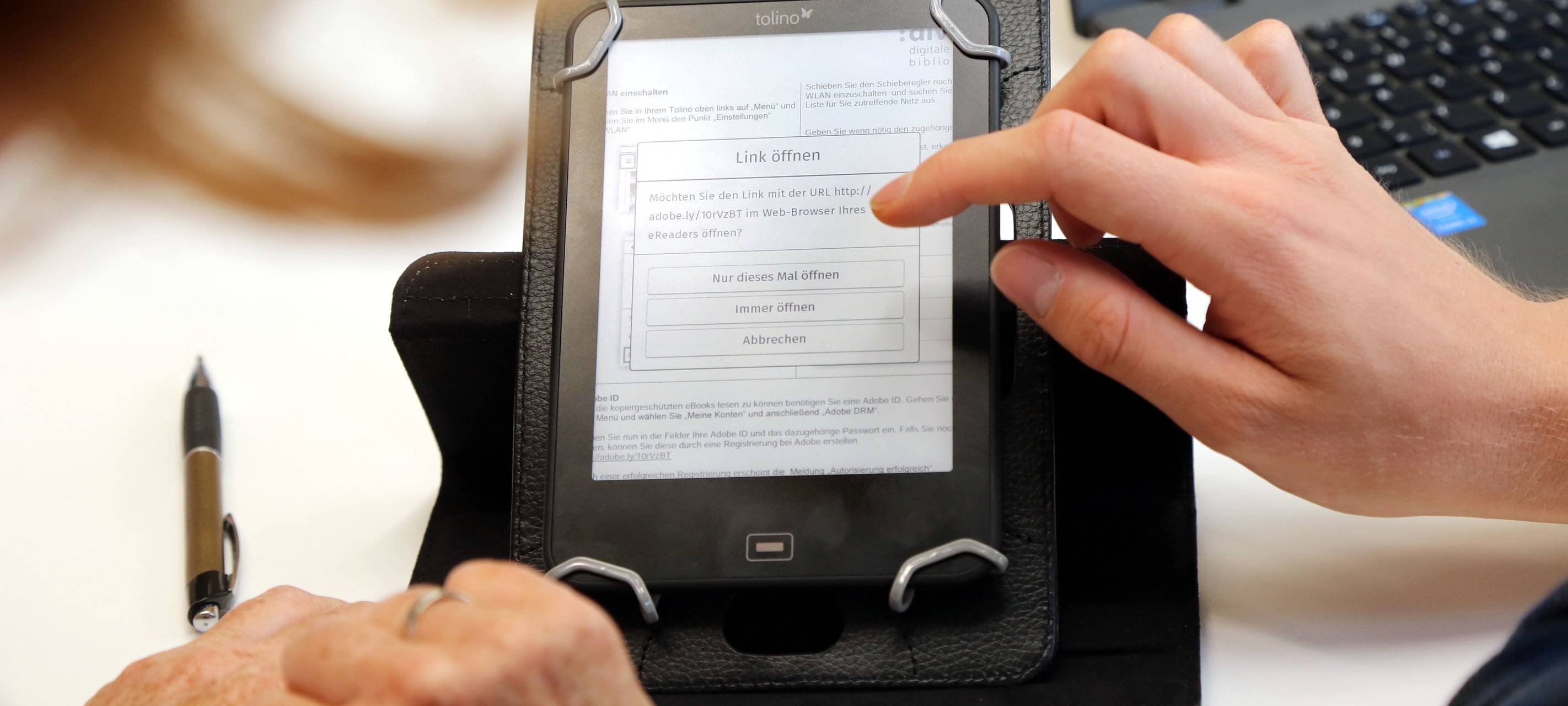 Digitale Sprechstunde in der Bücherei