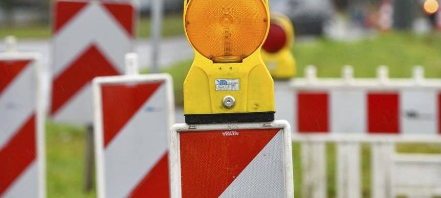 Absperrung Baustelle