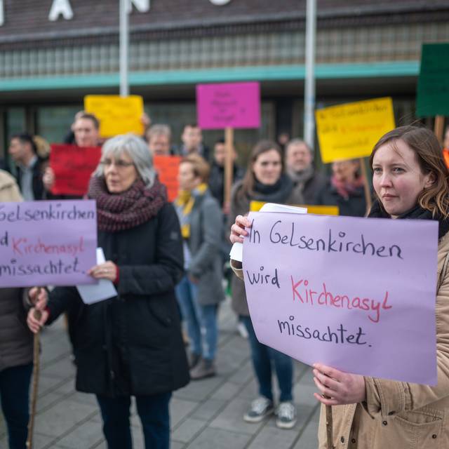 Demo wegen Abschiebung aus Kirchenasyl in Gelsenkirchen