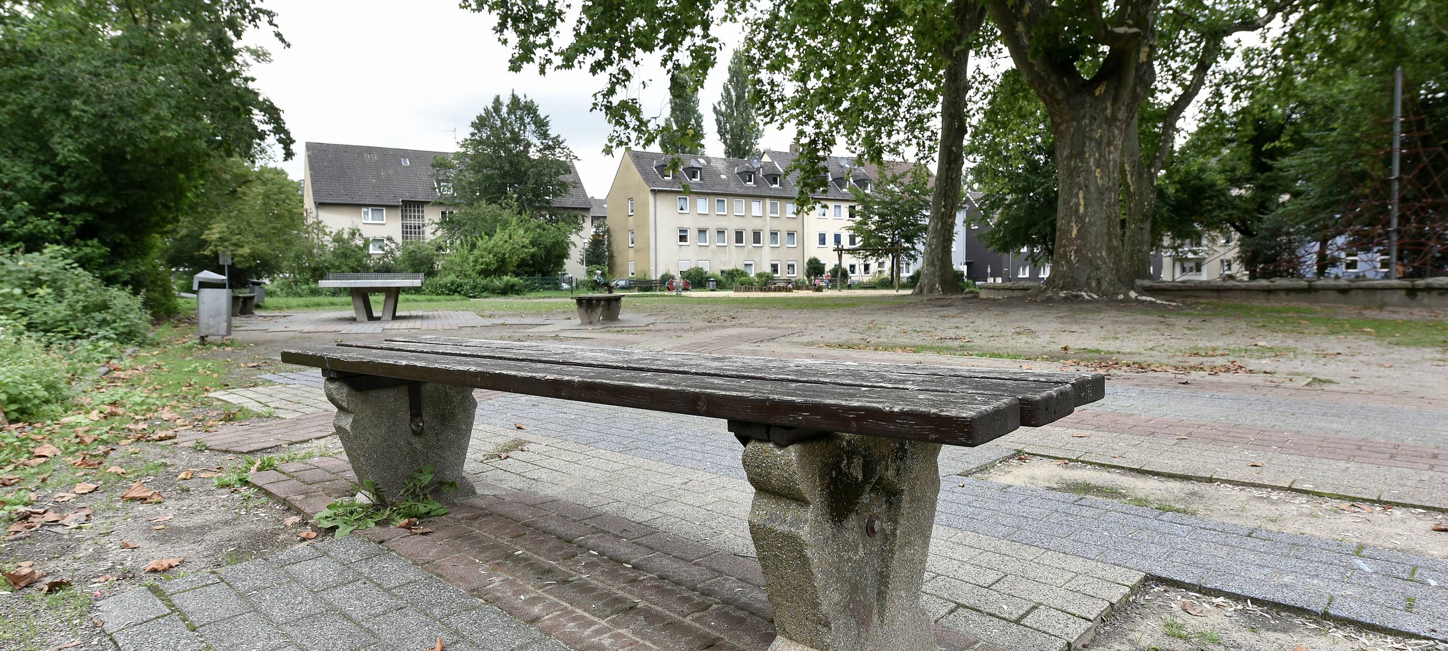 Der Möntingplatz in Gelsenkirchen-Schalke