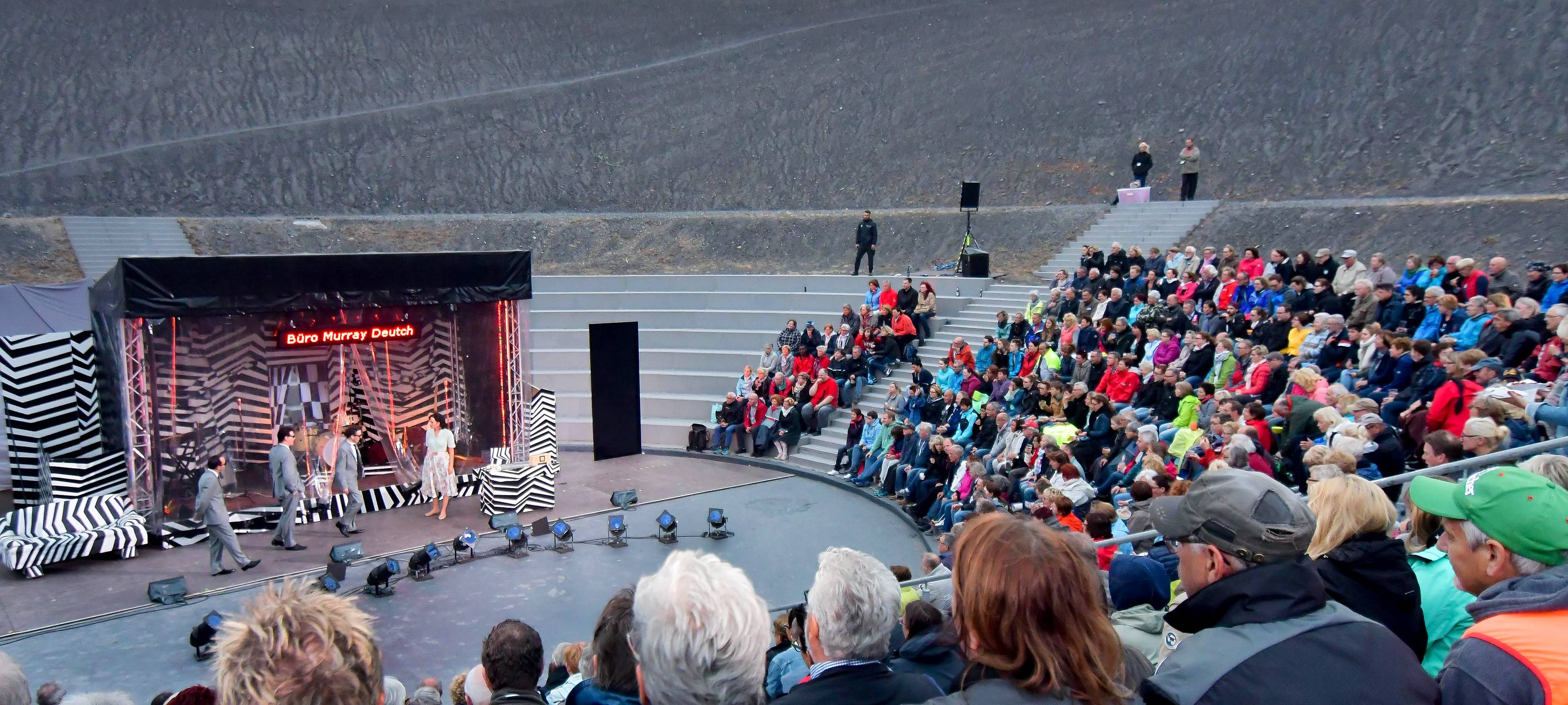 Die Bergarena auf der Halde Haniel in Bottrop