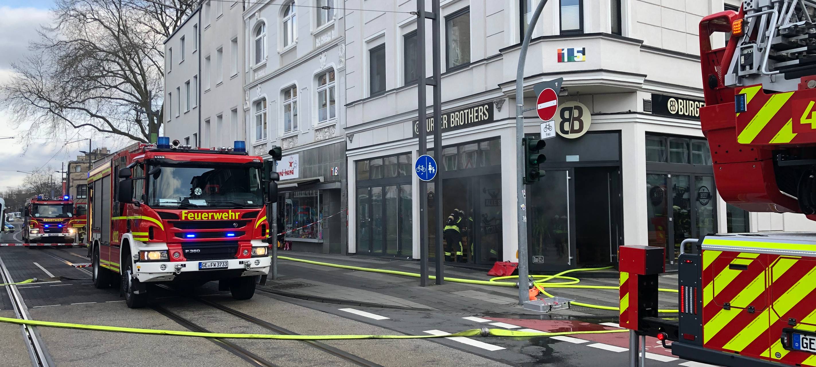 Gelsenkirchen: Ursache für Brand in Burgerladen steht fest