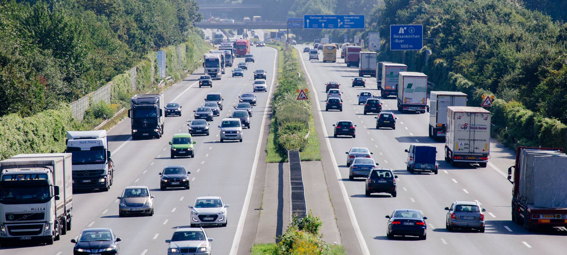 Reparaturen auf der A42 in Bottrop und Gelsenkirchen