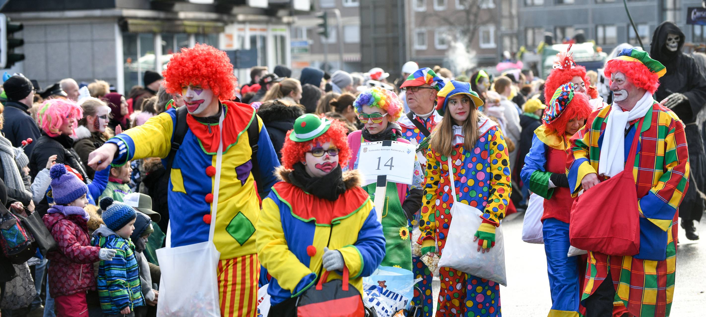 Rosenmontagszug in Bottrop