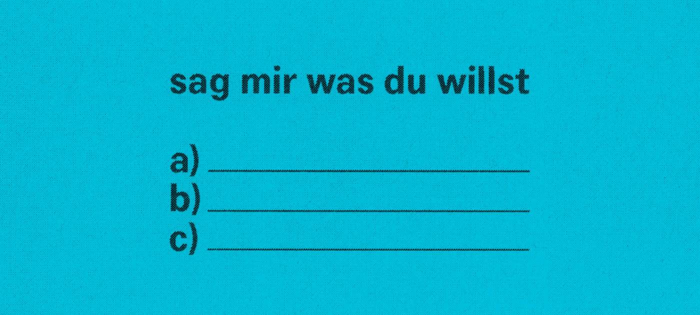 Clueso - Sag Mir Was Du Willst