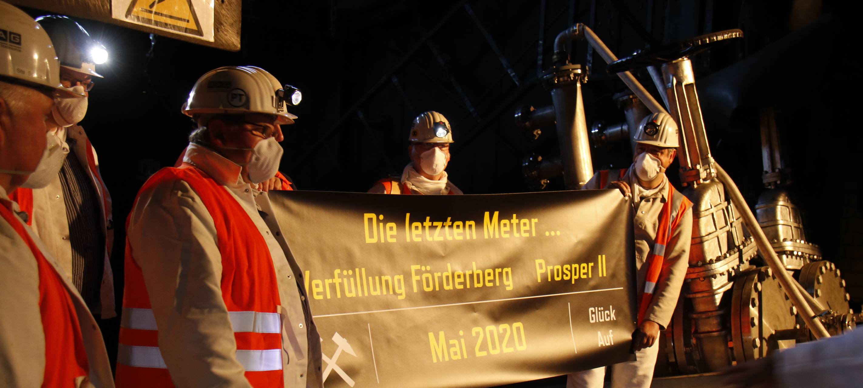 Förderberg von Zeche Prosper-Haniel verfüllt