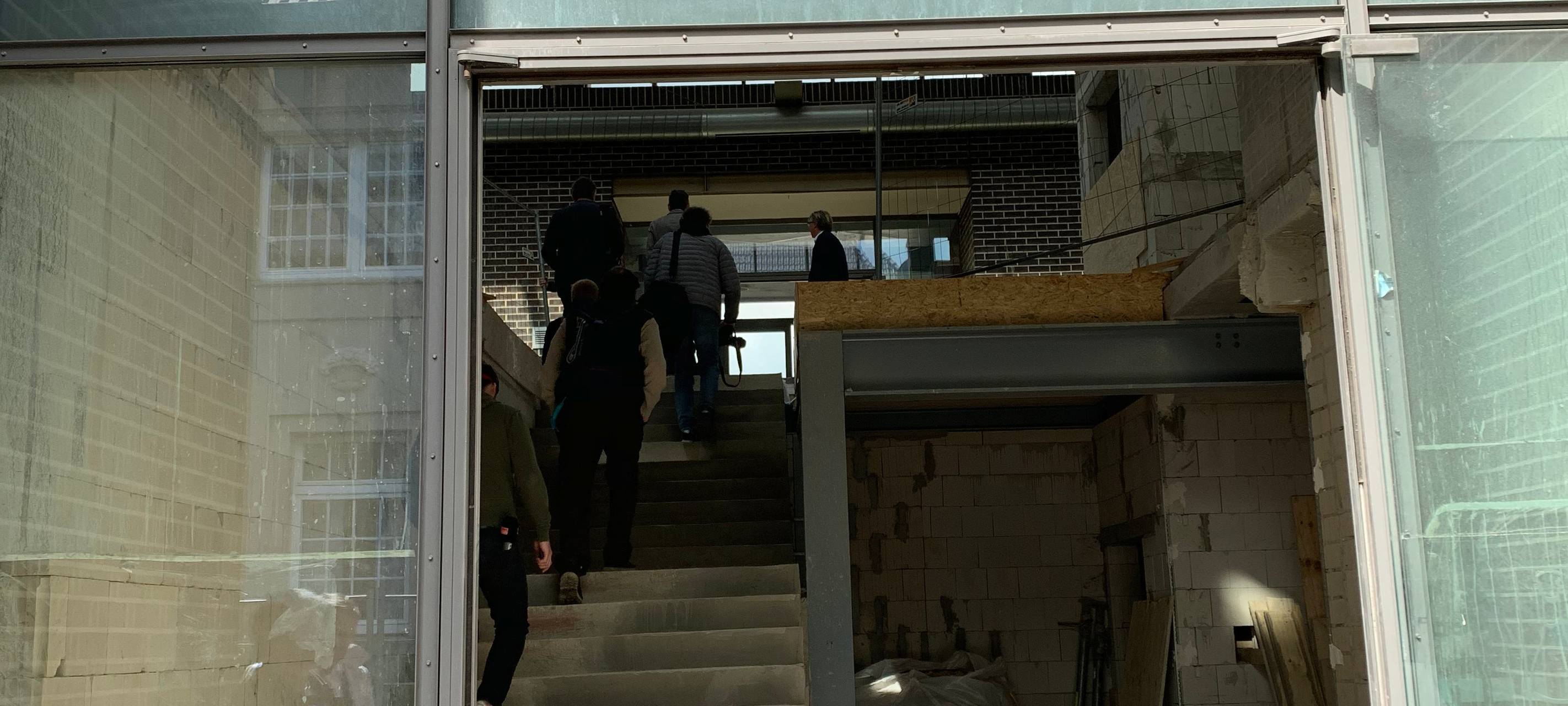 Gelsenkirchen: Baubegehung der Markthalle in Buer