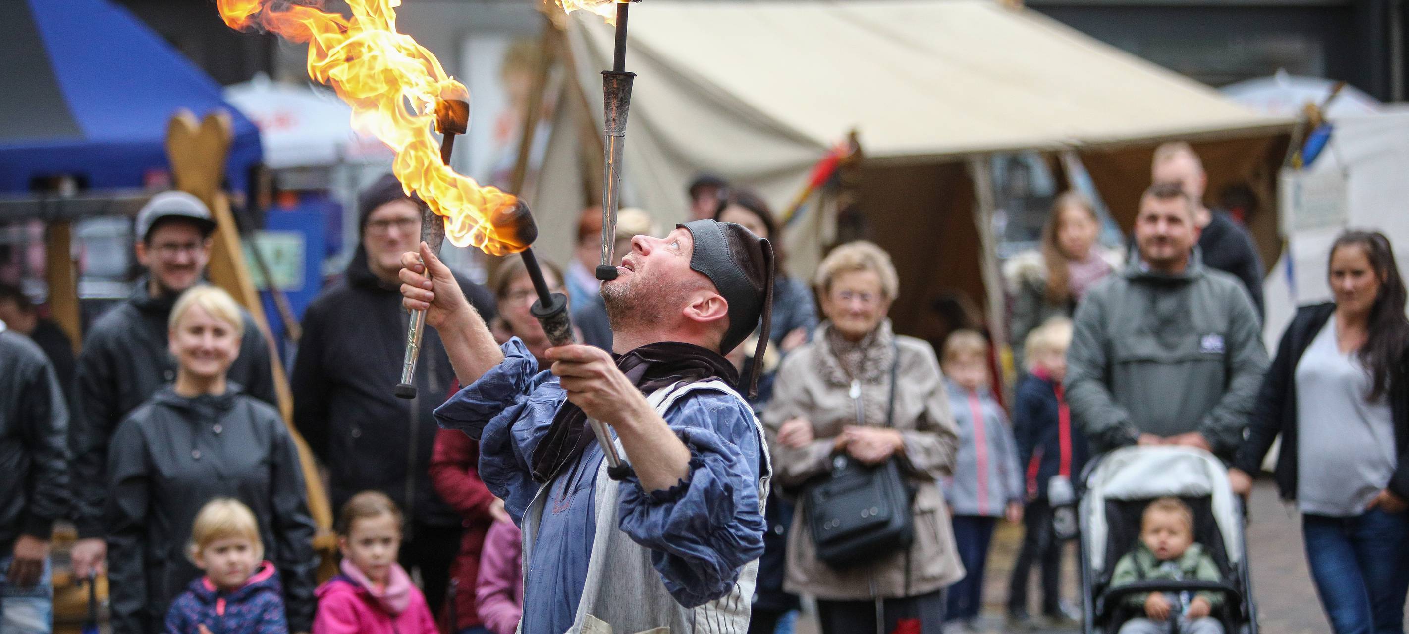 Auf dem Michaelismarkt in Bottrop