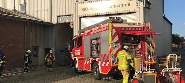 Einsatz der Gladbecker Feuerwehr in Gescher