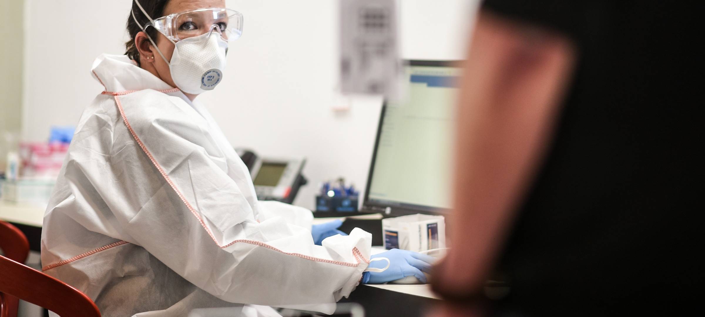 Das Corona-Behandlungszentrum im Bottroper Saalbau