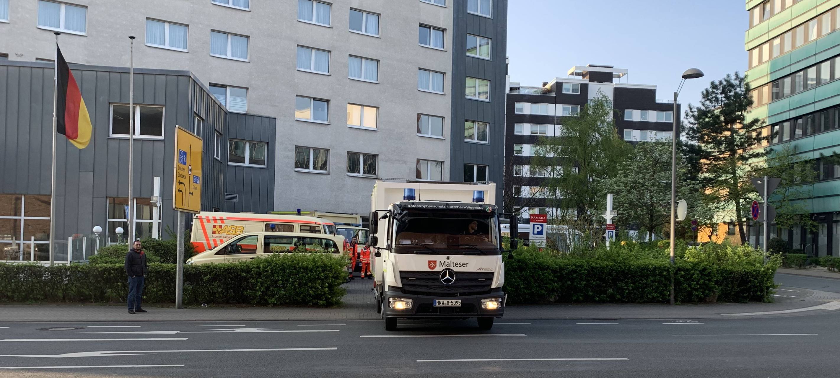 Das DRK im Ramada-Hotel in Bottrop