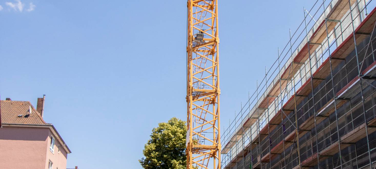 Bauarbeiter in Gelsenkirchen drohen wieder mit Sprung von Kran