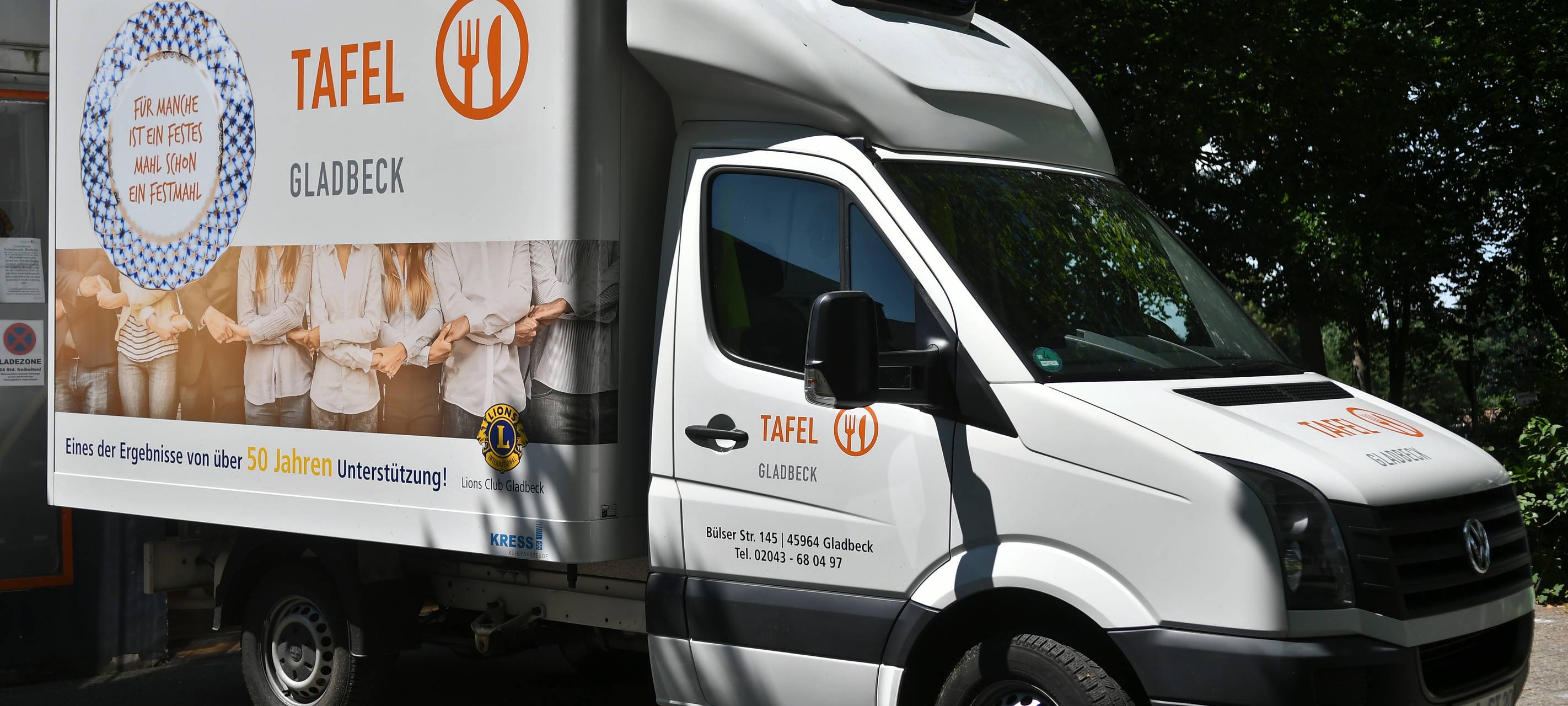 Der neue Kühlwagen der Gladbecker Tafel