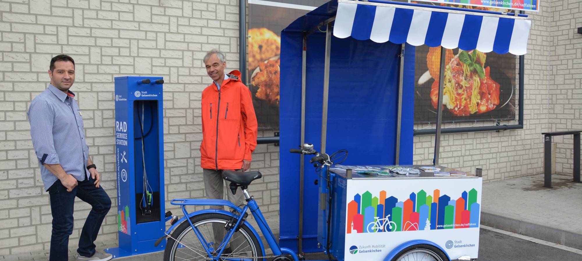 Weitere Fahrrad-Servicestation für Radfahrer in Gelsenkirchen