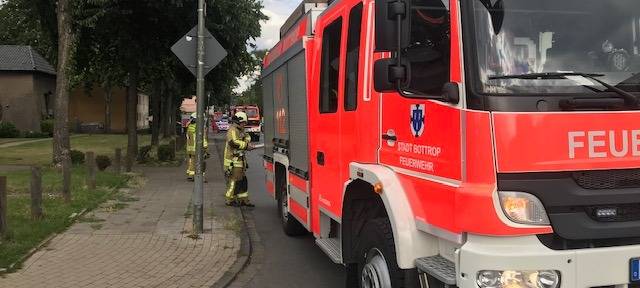 Feuerwehreinsatz in der Welheimer Mark in Bottrop