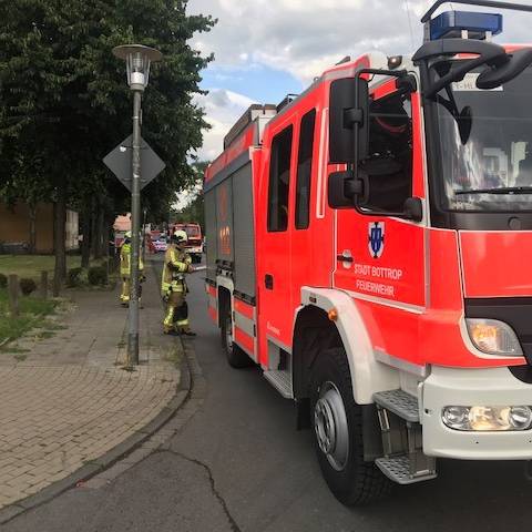 Feuerwehreinsatz in der Welheimer Mark in Bottrop