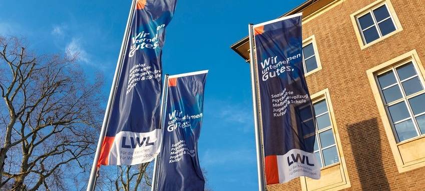 Fahnen des LWL (Landschaftsverband Westfalen-Lippe)