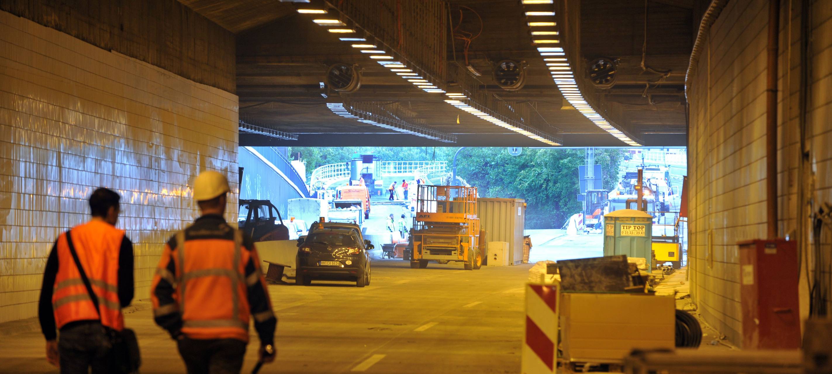 Der Ruhrschnellwegtunnel auf der A40