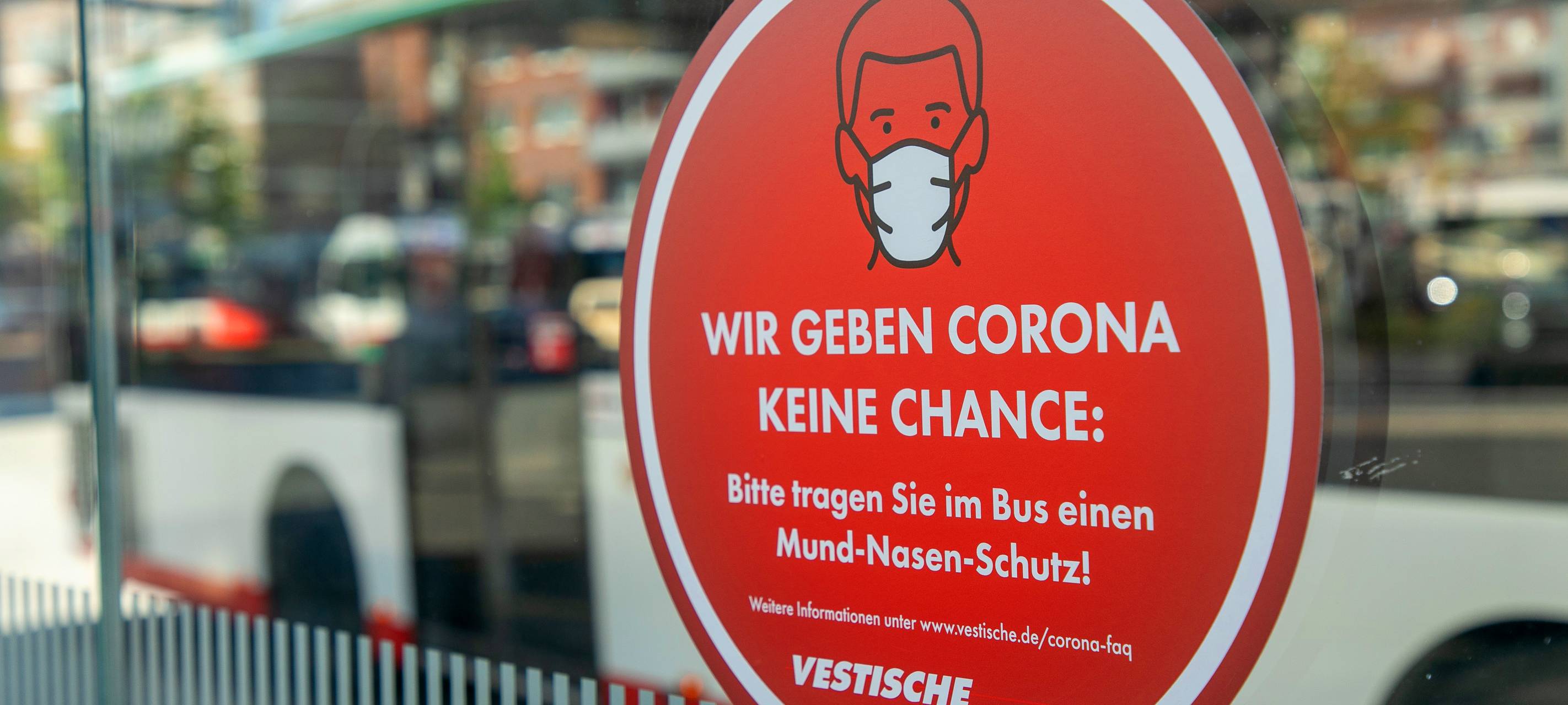 Vestische setzt Maskenpflicht in Bussen stärker durch