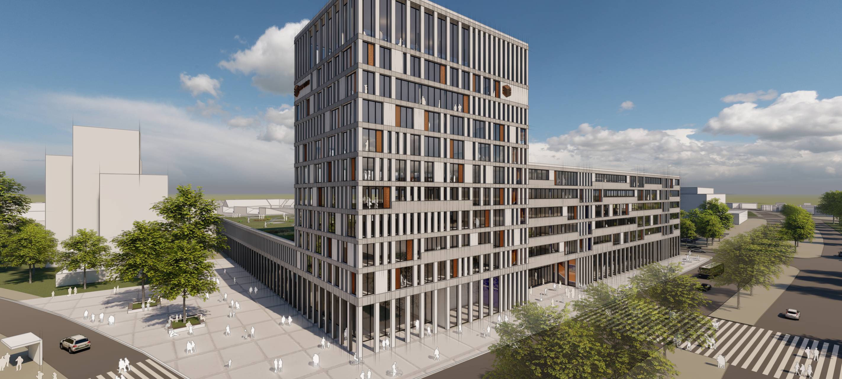 Entwurf für die neue Hochschule in Gelsenkirchen