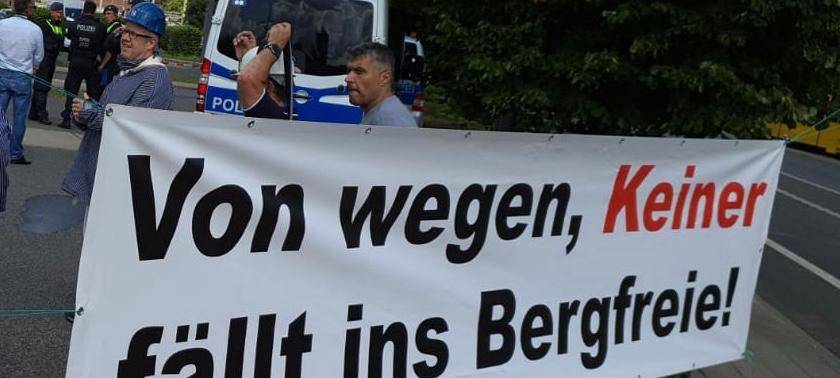 Kumpel Bergleute Protest RAG Kündigungen