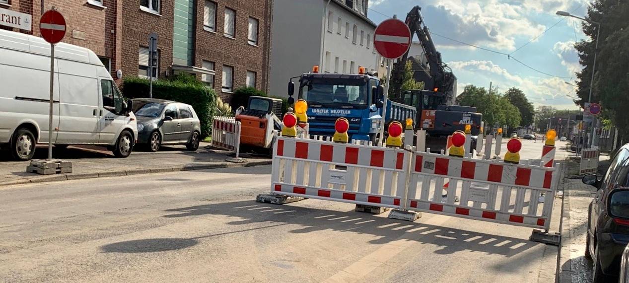 Wasserrohrbruch Horster Straße Bottrop