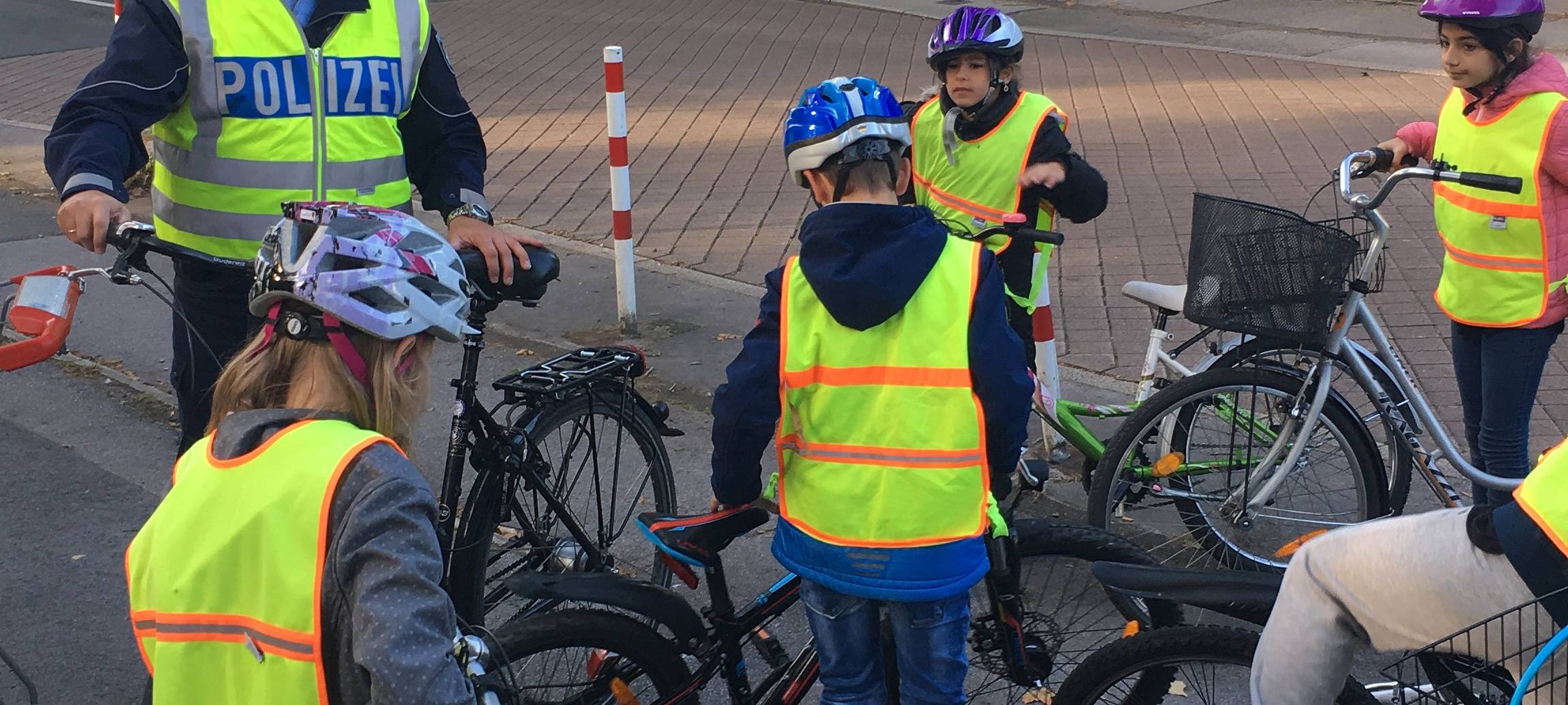 Ein Bild des Fahrradtrainings in Gladbeck.
