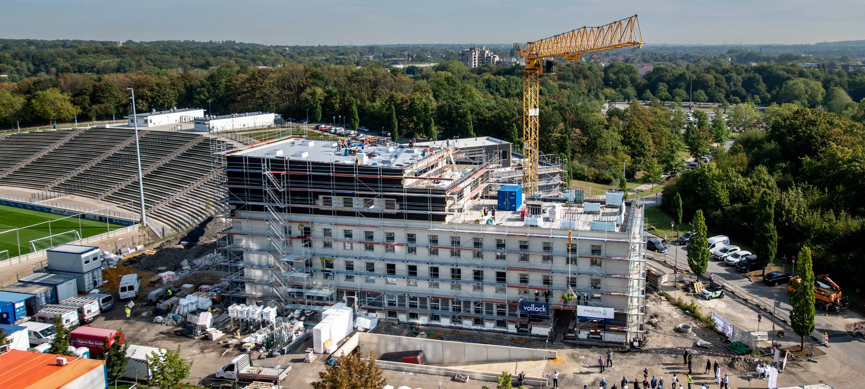 Richtfest am Medicos auf Schalke