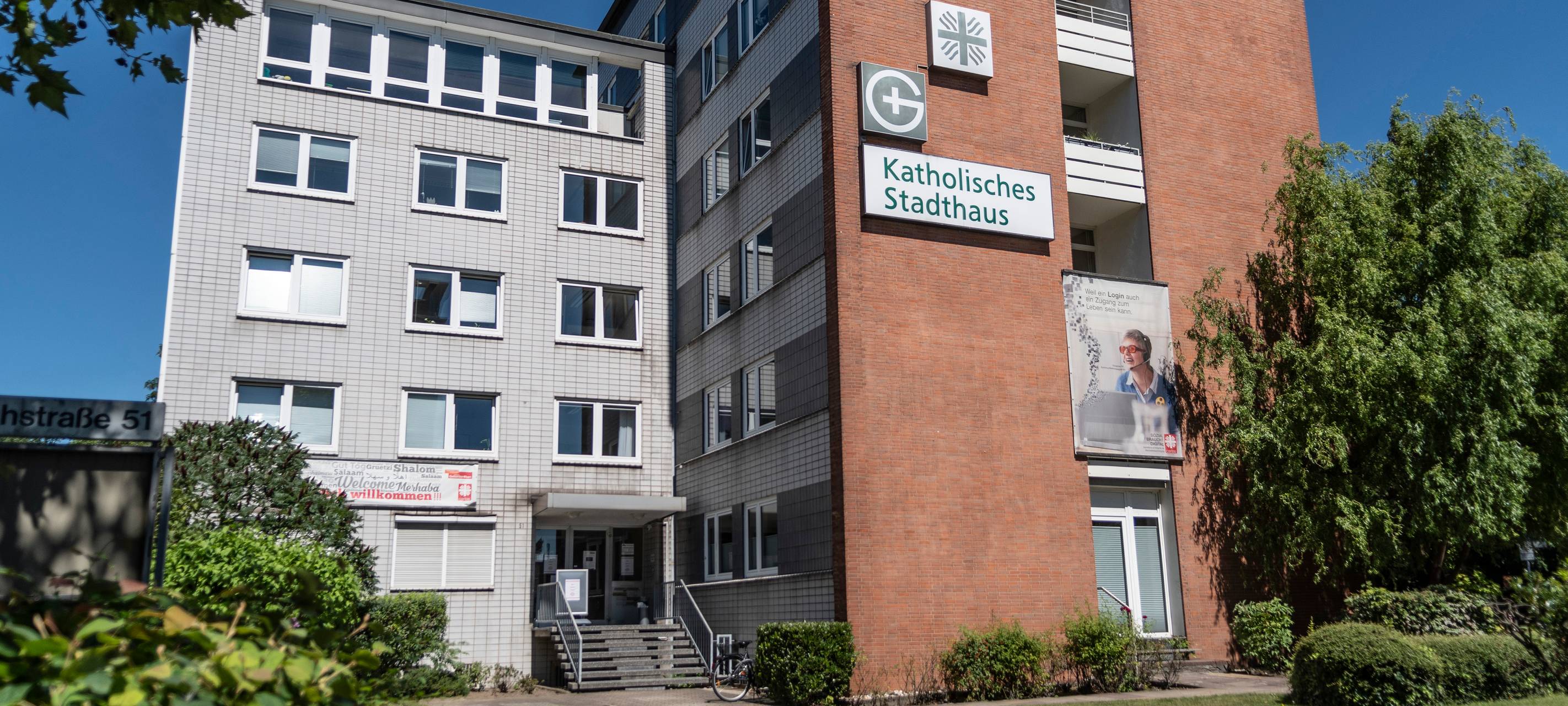 Die Geschäftstelle der Caritas in Gelsenkirchen