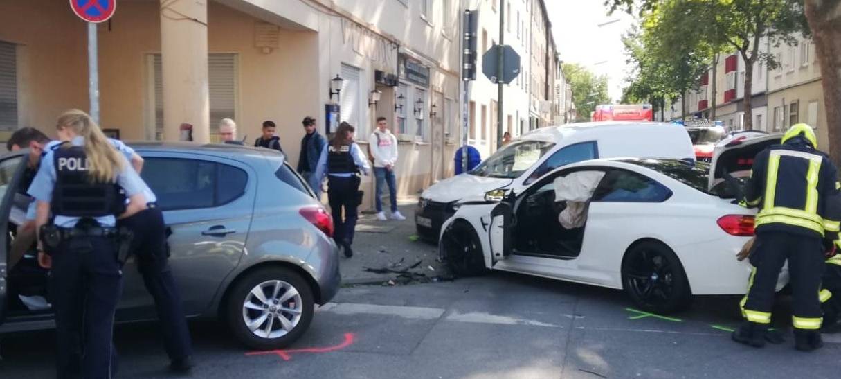 Unfall auf der Schalker Straße in Gelsenkirchen