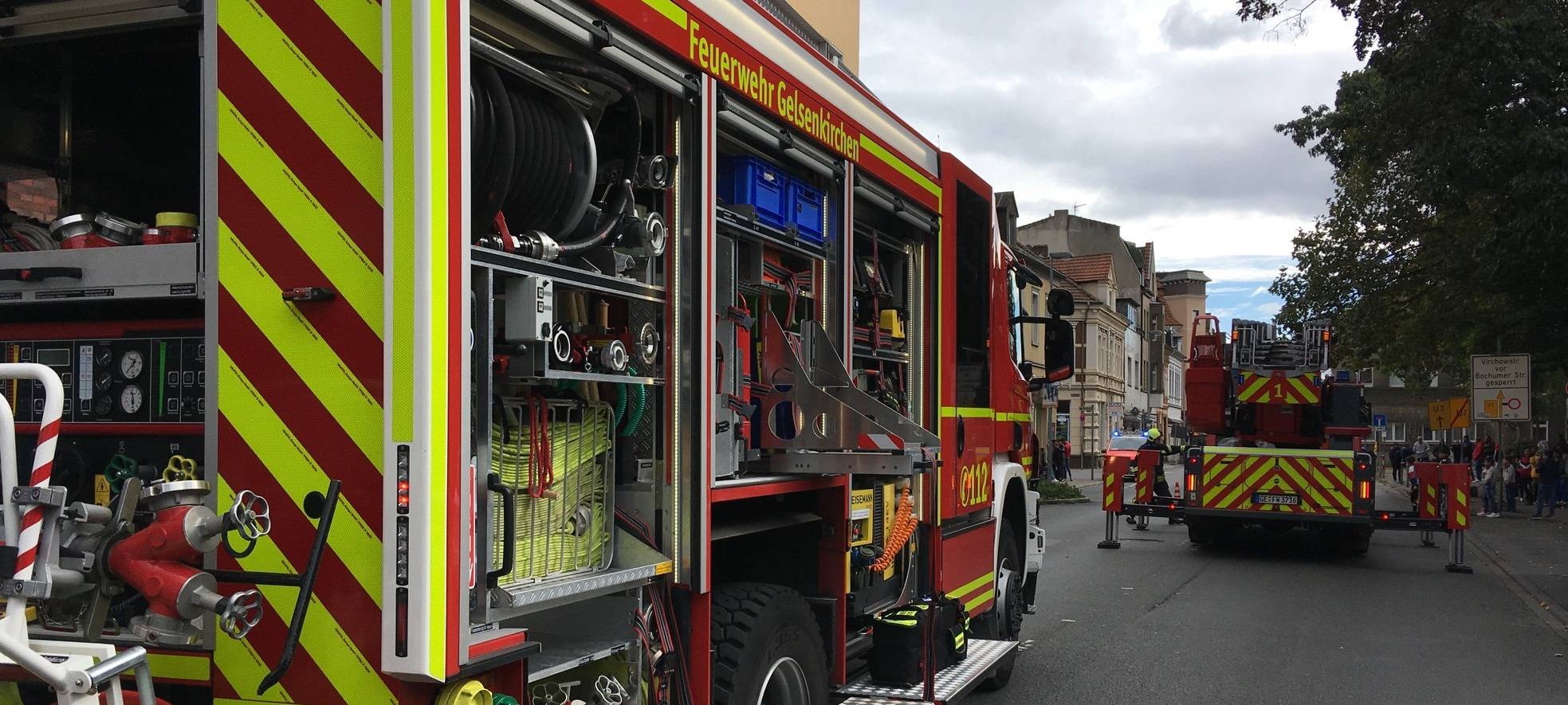 Feuerwehrfahrzeug in Gelsenkirchen-Ückendorf