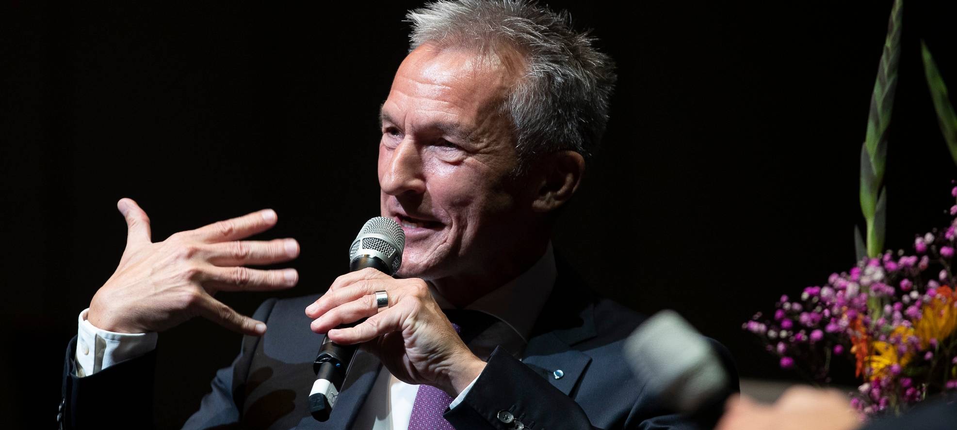 Frank Baranowski bei seiner Abschiedsfeier im Gelsenkirchener Musiktheater