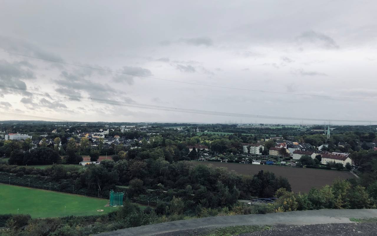 Ein weiteres Bild von der Aussicht oben von der Halde Rheinelbe