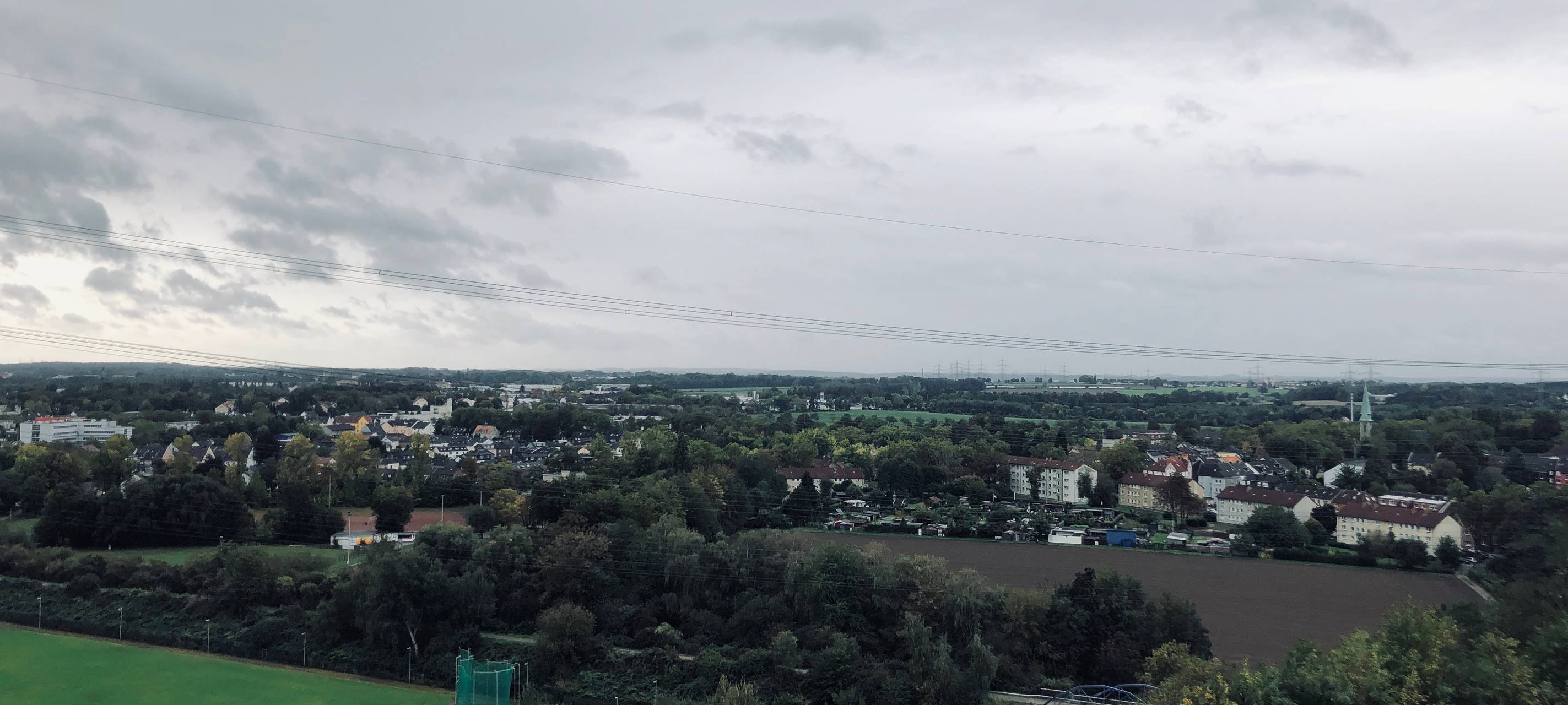 Ein weiteres Bild von der Aussicht oben von der Halde Rheinelbe