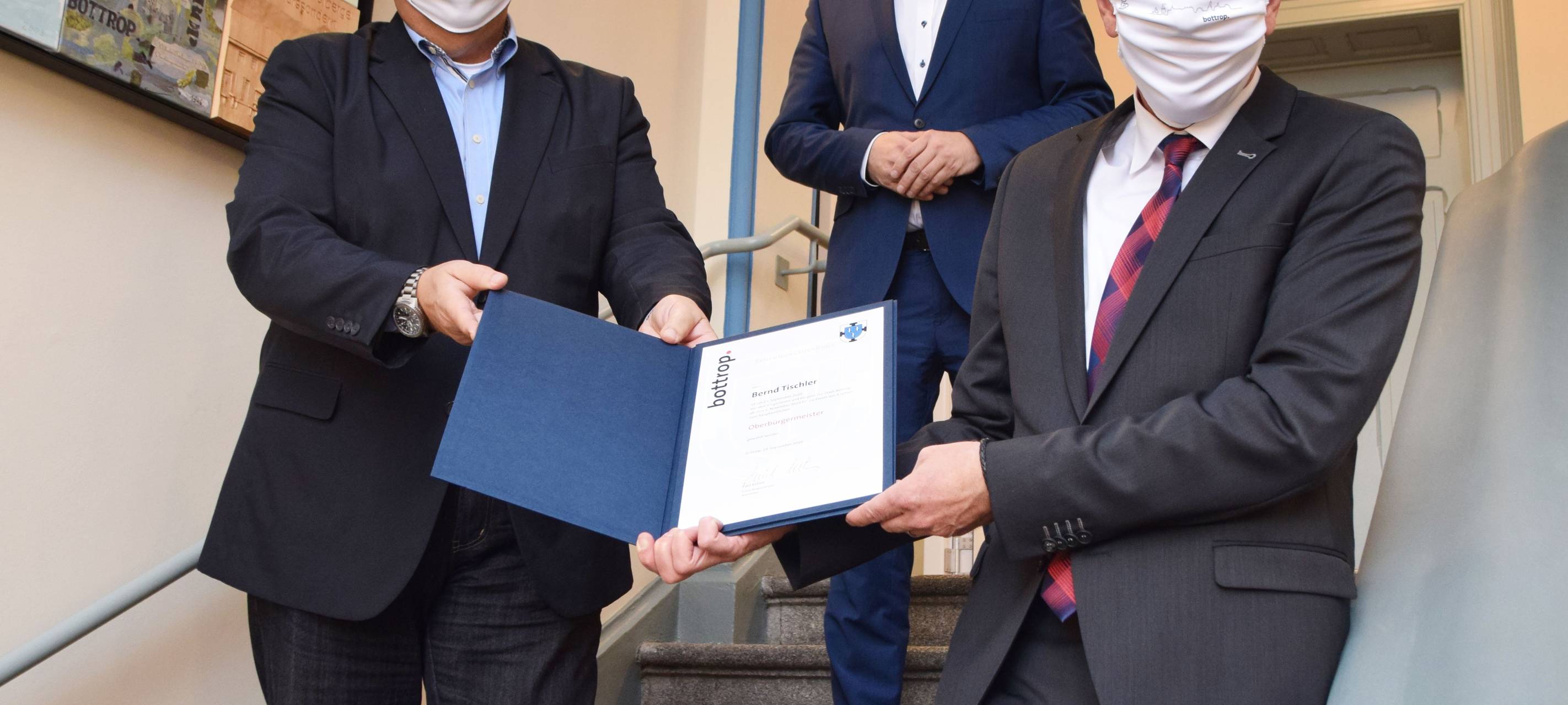 Ernennungsurkunde für Bernd Tischler