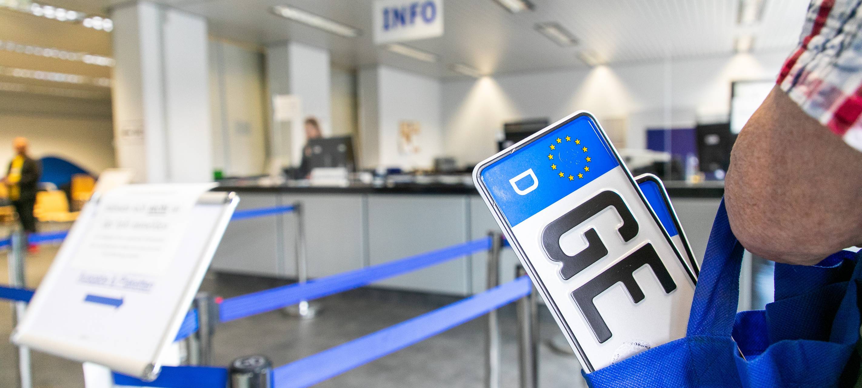 Anmeldebereich im Straßenverkehrsamt Gelsenkirchen