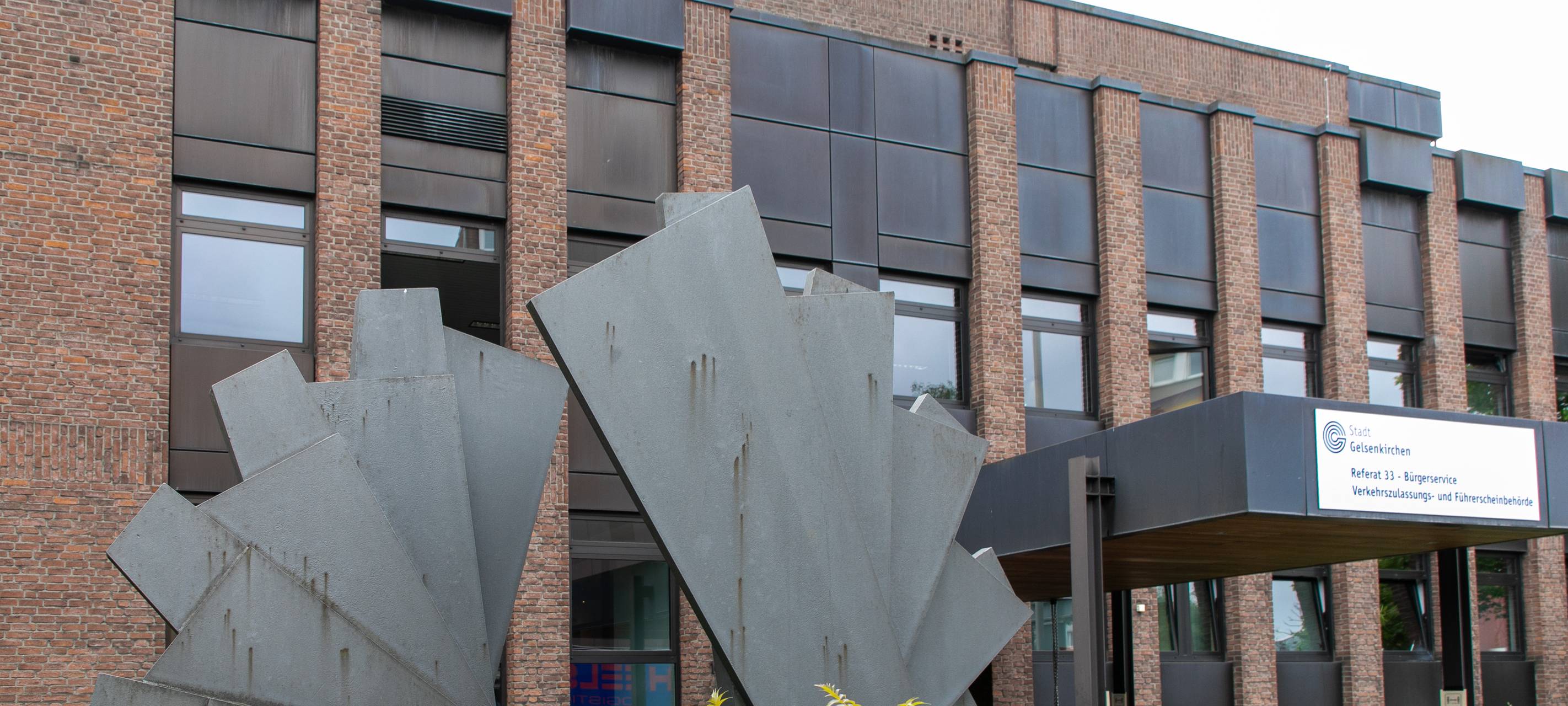 Das Straßenverkehrsamt Gelsenkirchen von außen
