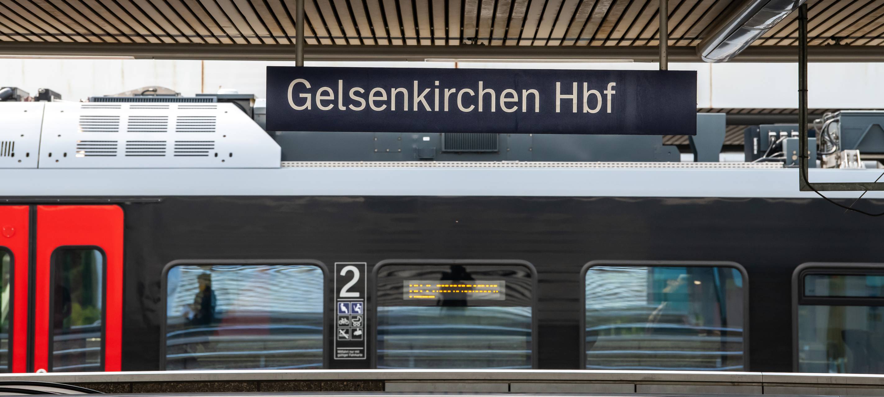 Gleis am Gelsenkirchener Hauptbahnhof