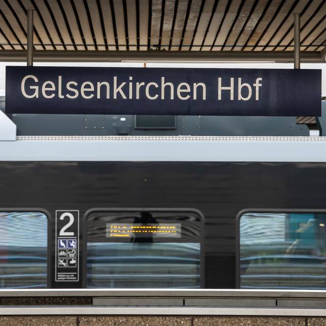 Gleis am Gelsenkirchener Hauptbahnhof