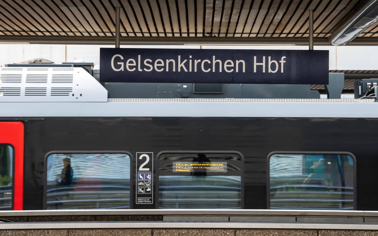 Gleis am Gelsenkirchener Hauptbahnhof