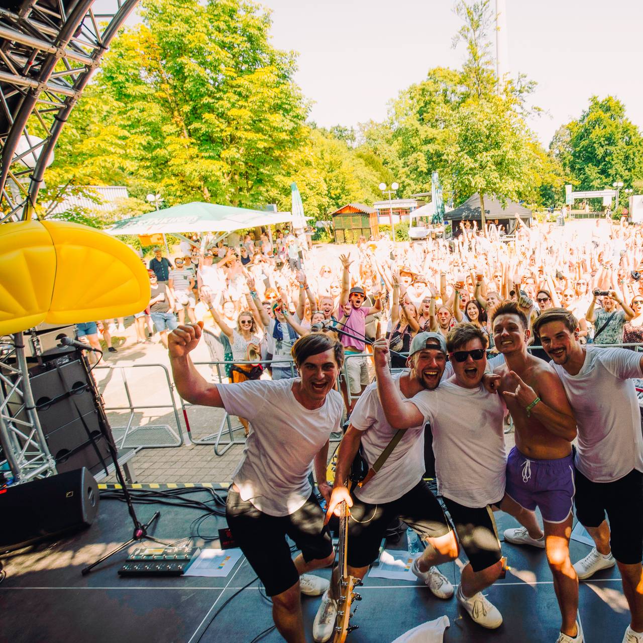 Max Im Parkhaus beim Juicy Beats 2019