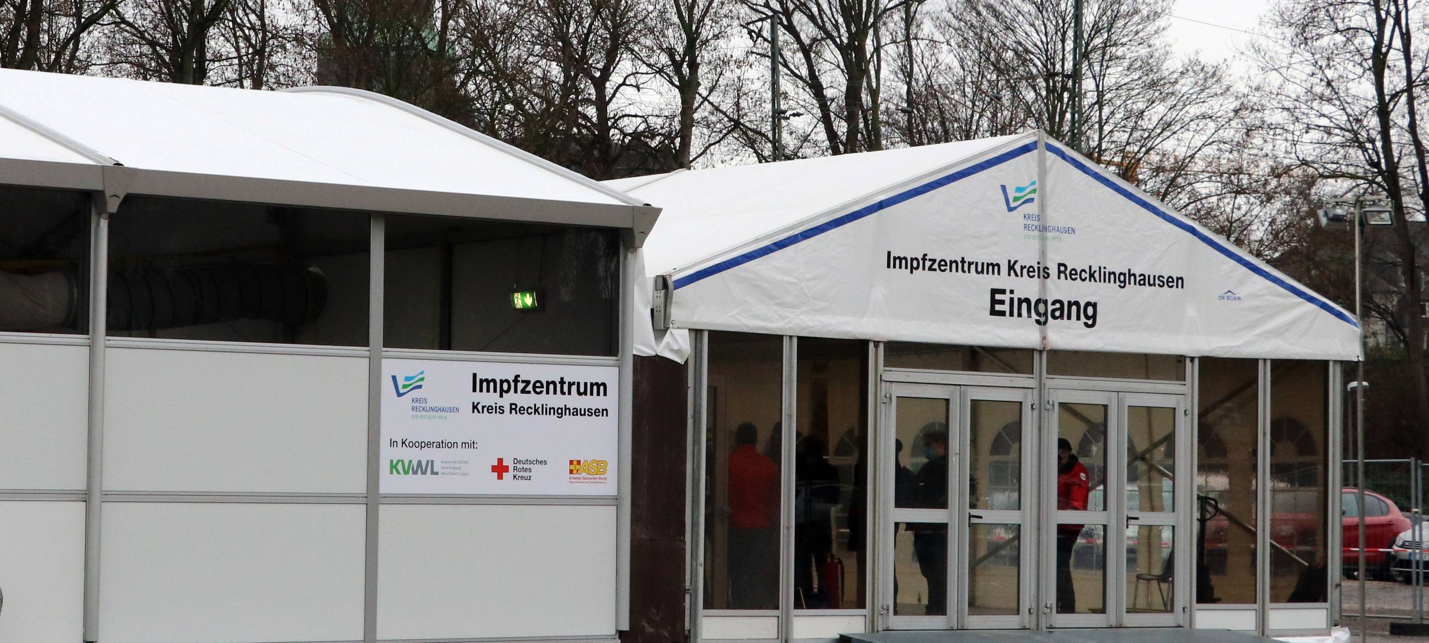 Das Impfzentrum in Recklinghausen