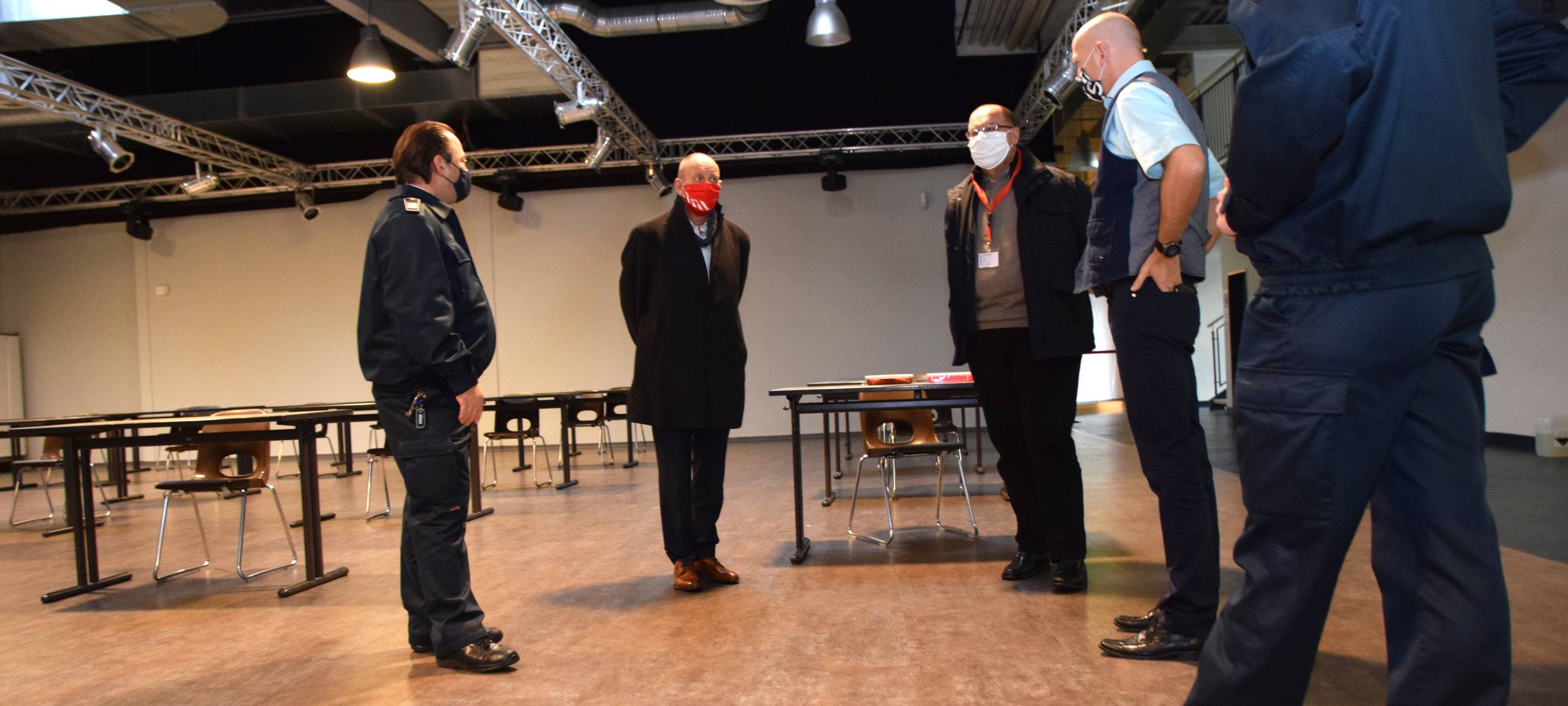 Besuch im neuen Impfzentrum in Bottrop