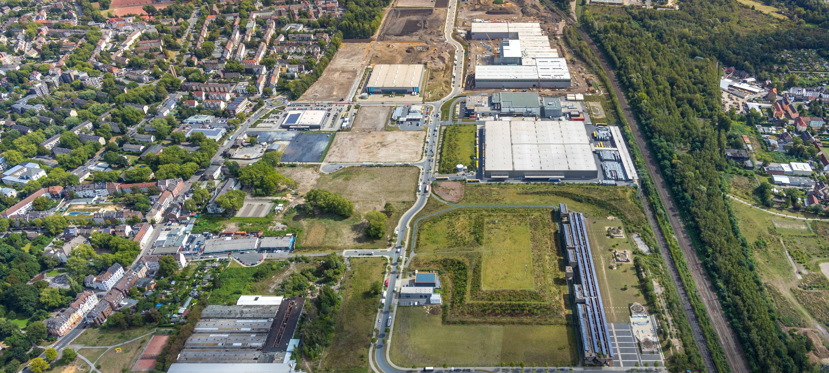 Luftbild vom Schalker Verein in Gelsenkirchen