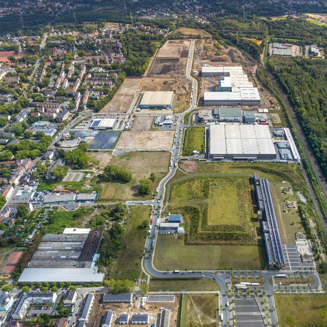 Luftbild vom Schalker Verein in Gelsenkirchen