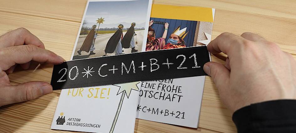 Flyer der Sternsinger-Aktion 2021