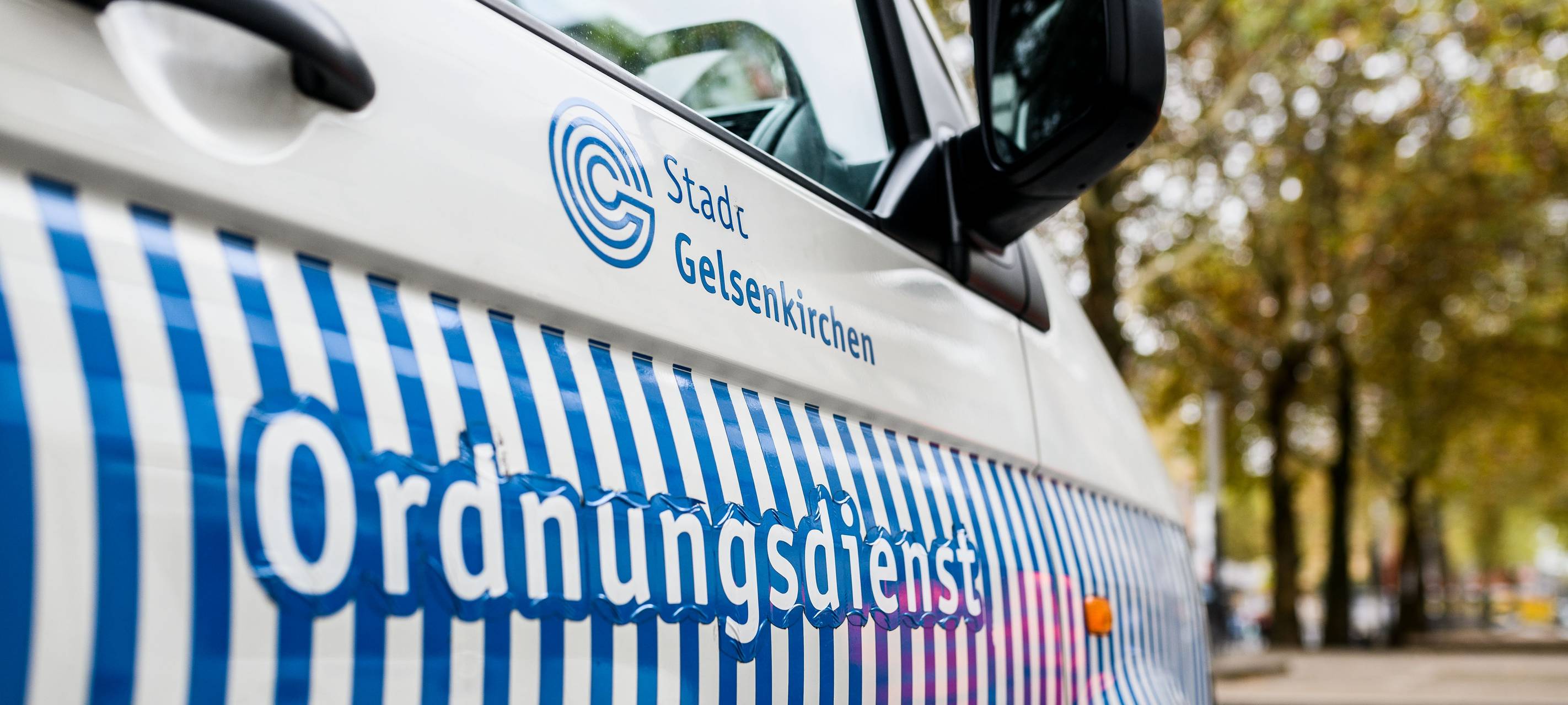 Fahrzeug des Kommunalen Ordnungsdienstes in Gelsenkirchen KOD