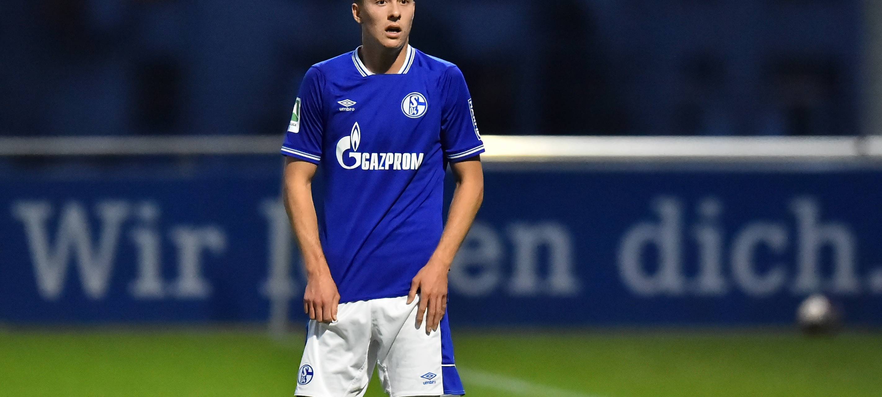 Schalkes Matthew Hoppe auf dem Platz