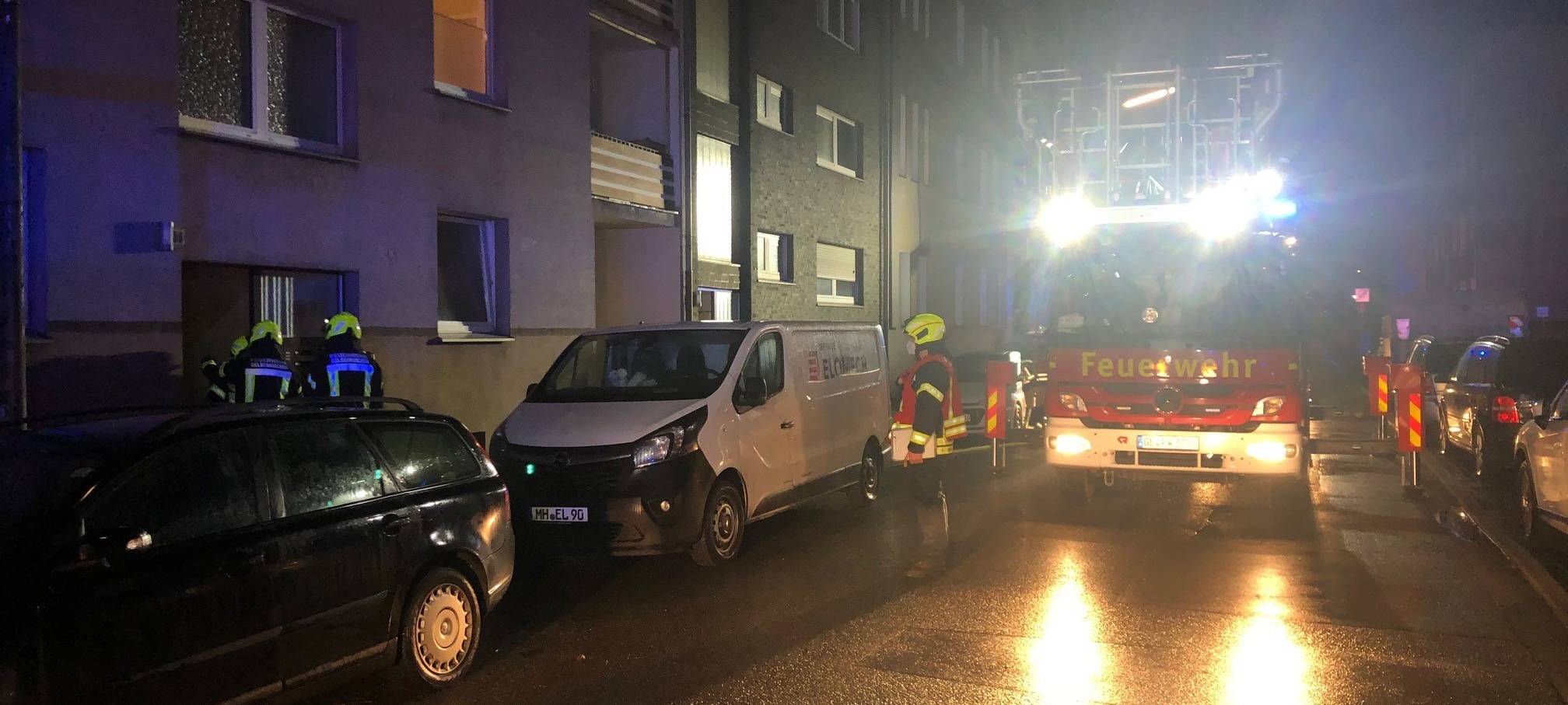 Feuerwehreinsatz an der Rheinischen Straße in Gelsenkirchen